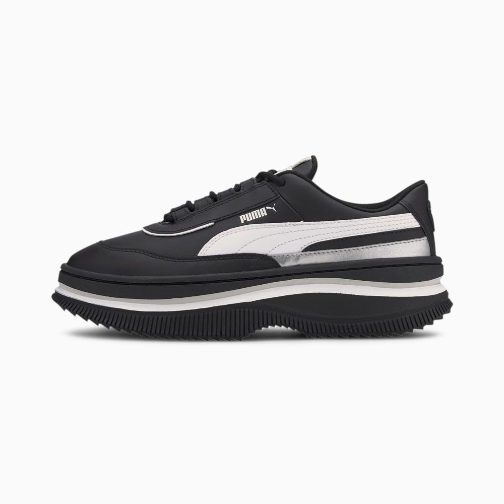 Puma DEVA Mono Pop Női Sportcipő - Fekete/Fehér ( Hungary - GABJR4617 )